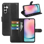 Samsung Galaxy A25 5G Pu Wallet Case [Black]