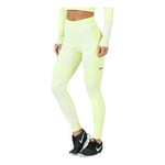 Nike Women W NK RN TCH PCK KNIT Pants - Volt/Light Cream/Black/Reflective, Large