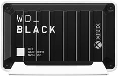 WD_BLACK D30 SSD pour Xbox 500 Go, Game Drive SSD for Xbox, Disque SSD externe, Portable SSD des vitesses allant jusqu'à 900 Mo/s, pour la vitesse et le stockage, Compatible avec Xbox Series X|S,