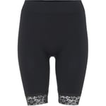 Decoy Long Shorts With Lace Svart XX-Large Dam