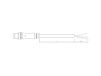 Te Connectivity 2273000-1 Sensor-, Aktuator-Stik, M8 Stik, Lige 1.50 M Pol-Tal (Rj): 3 1 Stk