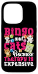 iPhone 14 Pro Bingo Player Cat Bingo And Cats Because Therapy Is Expensive Case