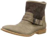 Buffalo London ES 30190 Nevil Suede PERFURAD, Bottes à Enfiler Femme - Beige - Beige (Stone 08), 41 EU