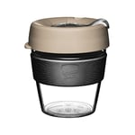 KeepCup Original, Lightweight Reusable Plastic Coffee Cup with Splashproof Sipper Lid - 8oz/227ml - Milk