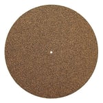 Premium Rubber Cork Turntable Mat - Audiophile 3mm Thickness Anti-Static Slipmat for LP Vinyl Record Players