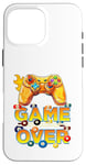 Coque pour iPhone 16 Pro Max Game Over Vintage Retro Jeux Vidéo Gaming