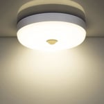 Rörelsesensor LED-taklampa 05W 6000K Vitt ljus Vattentät