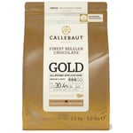 Callebaut Choklad Gold Belgisk choklad Karamell, 2,5 kg
