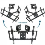 Heavy Duty Swing Arm TV Bracket Mount 32 37 40 47 50 55 60 Up Corner 65 Inch