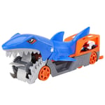 Hot Wheels Shark Chomp Transporter Playset with One 1:64 Scale Car for Kids 4 to