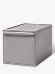 Like-it Stacking Plastic Storage Drawer, H31cm, Grey