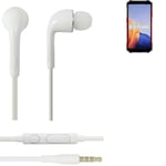 Headphones for Ulefone Armor X9 headset in ear plug white