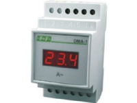 1-fas digital modulär amperemätare 0-20A för direkt mätning DMA-1