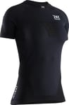 X-BIONIC Women Invent 4.0 Run Speed Short Sleeve Shirt - Opal Black/Arctic White, Large