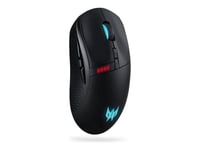 Acer Predator Cestus 350 (PMR910) - Souris - 8 boutons - filaire, sans fil - USB - noir - Pour la vente au détail - pour Predator Helios 300; Predator Triton 300; 500