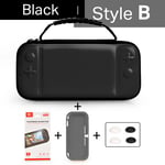 Rangement Pour Nintendo Switch Lite,Mini Étui De Protection,Accessoires Nintendo Switch - Type H-Black-3in1