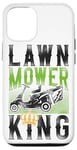 iPhone 12/12 Pro Lawn Mower Mowing Dad Father Landscaper Tractor Lawn Mower Case