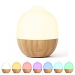 SALUBRITO Essential Oil Diffuser, 300ml Large Ultrasonic Aromatherapy Diffuser for Home, Office, Cool Mist, Scented Oil Diffuser with Warm & 7 Color Light, Great for Yoga, Sleep, Auto Shut-Off