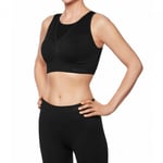 Falke Bra Top C/D Str. S Dame - Svart Sports-BH med Optimal Støtte for Løping