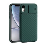 ZHENGNING Coque de protection pour iPhone XS Max Sliding Camera Cover Design Sergé Antidérapant TPU Smartphone Slim Cover Shell