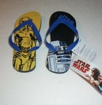 STAR WARS C-3PO TONGS POINTURE EU 32/33 NOIR ET JAUNE