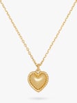 kate spade new york Golden Hour Heart Pendant Necklace, Gold