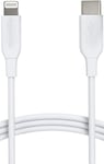 Câble USB-2.0 type C vers Lightning (certifié MFi), 0.9 m, blanc