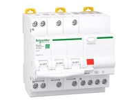 Schneider Electric Resi9 Xp Rcbo/Kombinationsbrytare 3Pn C Karakteristisk 10A 6Ka 30Ma Klass A 90Mm