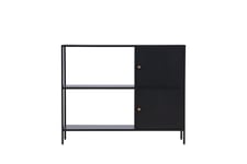 Salta Garderobe 100x75 cm - Svart Garderober & garderobesystem Venture Home