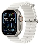 Watch Ultra 2 49mm Titanium Case with White Ocean Band