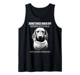 Funny dachshund wiener weiner dog sometimes hard to handle Tank Top