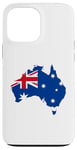 iPhone 13 Pro Max Australia Down Under Classic Australian Flag Map Gift Case