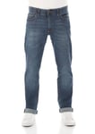 Lee Straight Fit XM Jeans, Blue Maddox, 38W / 34L Homme