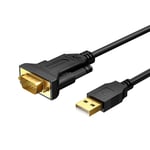 Adaptateur Usb À Rs232, Câble De Création 3M Plaqué Or Usb 2.0 À Rs232 Plug Db9 Câble De Convertisseur Série, Prise En Charge De La Caisse Enregistreuse, Modem, Scanner, Caméra Num[CAB131539]