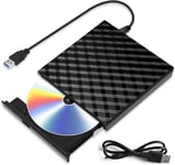 External CD DVD Drive USB 3.0 Slim Portable High-Speed Data Transfer Burner