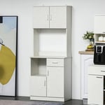 Tall Kitchen Storage Cupboard Cabinet Pantry Freestanding Storage Unit Furniture