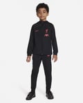 Nike Liverpool F.C Strike Dri-FIT Hooded Football Tracksuit Sz M Age 5-6