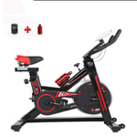 Vélo D'exercice,Lecteur De Ceinture Vélo De Vélo Intérieur,Entraînement Cardio Vélos Stationnaires,Roue Volante Lourde Spin Bikes,Machine De Forme Physique,Avec MONITEUR NUMÉRIQUE-Noir 2 106x21x79cm(4