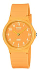 Casio POP Analog Bio Based Resin Strap Orange Dial Quartz MQ-24B-9B Unisex Watch