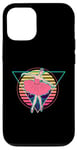 Coque pour iPhone 12/12 Pro Ballerine rétro futuriste Synthwave Vaporwave Ballet Pop