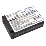 Batteri til LP-E17 for Canon, 7.4V, 1100mAh