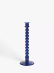 John Lewis Glass Bobbin Candlestick Holder