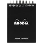 Rhodia NotePad wire black A7 dot 10st