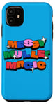 Coque pour iPhone 11 Messy Mullet Magic pour la génération Z moderne et la génération Y