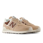 New Balance Femme 574 Fashion-Sneakers, Calm Taupe Natural, 38 EU