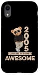 Coque pour iPhone XR Ours en peluche original 2005 pour homme et femme