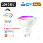 E27 E14 GU10 Bulb WIFI Bluetooth, Dimmable Smart LED Lamp RGB, Light Bulb, Alexa