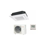 Climatiseur Fujitsu cassette 4-way eco kr circular flow 36000 btu r-32 cod. 3ngf88630 white auxg36krlb - new