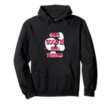 See Good In All Things Positive Affirmations Pink Women Pullover Hoodie