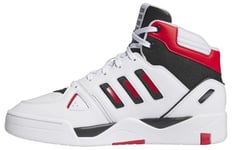 adidas Homme MIDCITY Mid Shoes Chaussures de Basket-Ball, Cloud White/Collegiate Red/Core Black, 38 2/3 EU